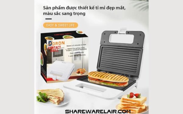 Máy kẹp nướng bánh mì DORON