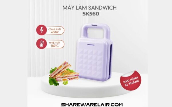 Máy Kẹp Nướng Bánh Mì SEKA SK 560