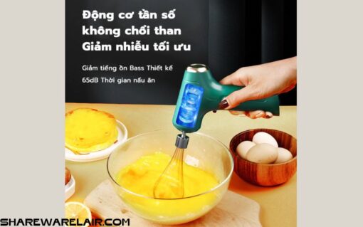 Máy Đánh Trứng Cầm Tay Nhỏ Gọn Tiện Dụng